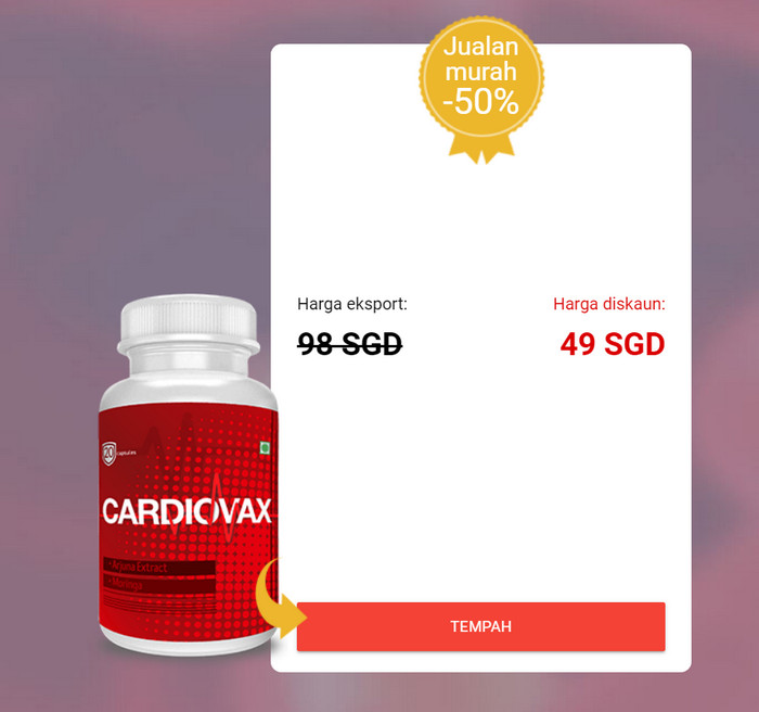 Cardiovax Singapore, harga, pendapat, apa kegunaan – ubat 