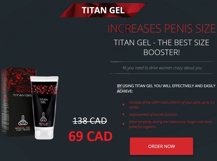 Titan Gel Canada price, how to use, review – improve your sex life today!